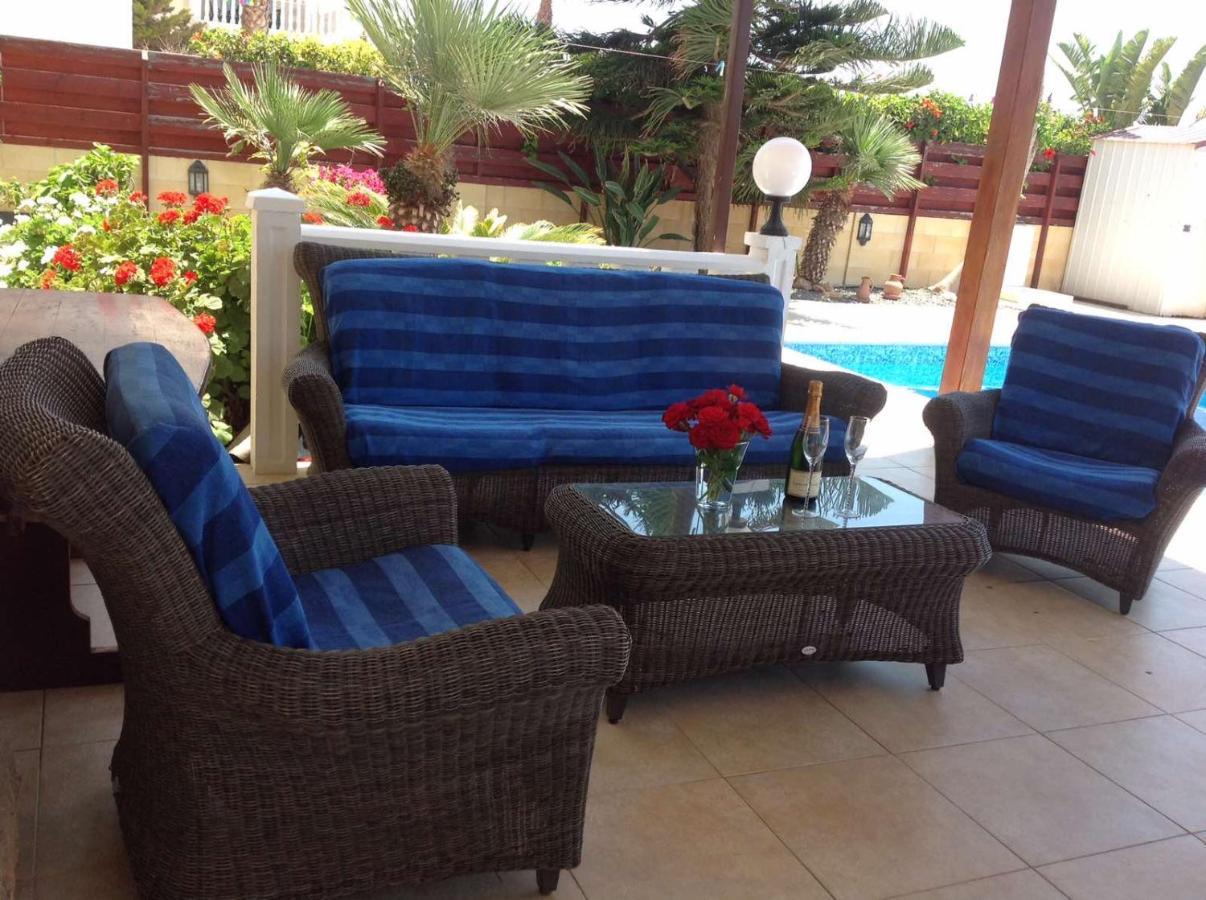 Carolyn Villa Is A Luxury 4-Bedroom Villa With Private Pool In Ayia Napa Exterior foto